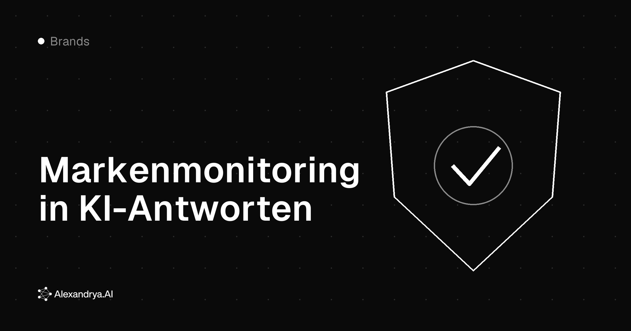 Titelgrafik: Markenmonitoring in KI-Antworten: Bedeutung, Nutzen und Einstieg