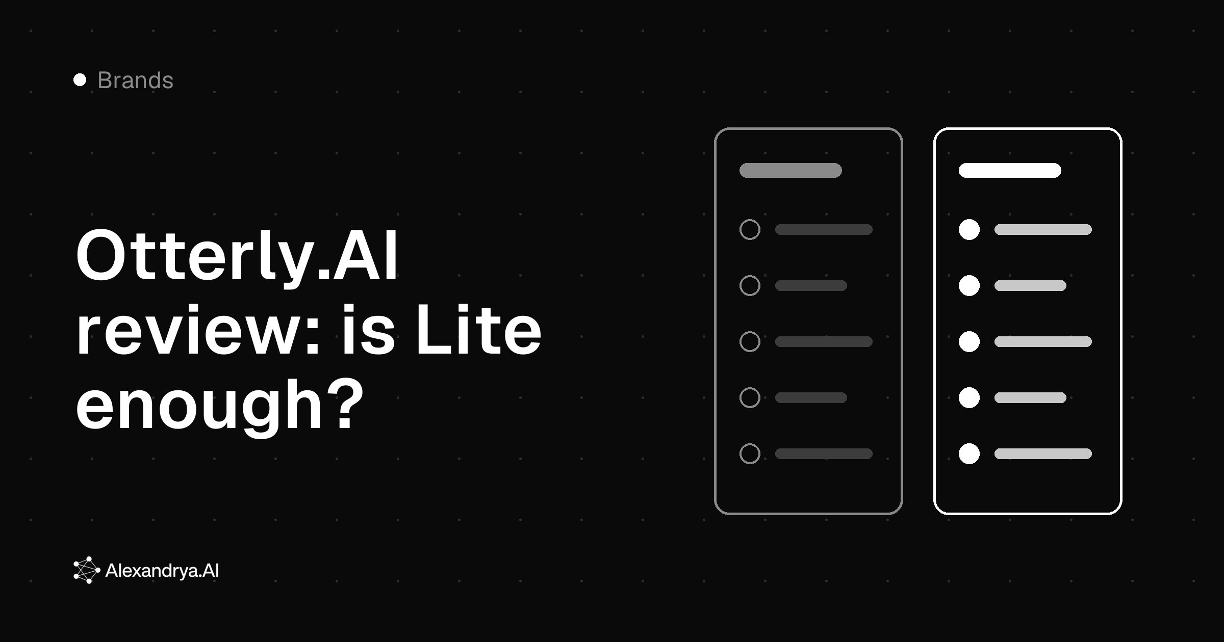 Cover: Otterly.AI review: is the €29 entry plan enough?