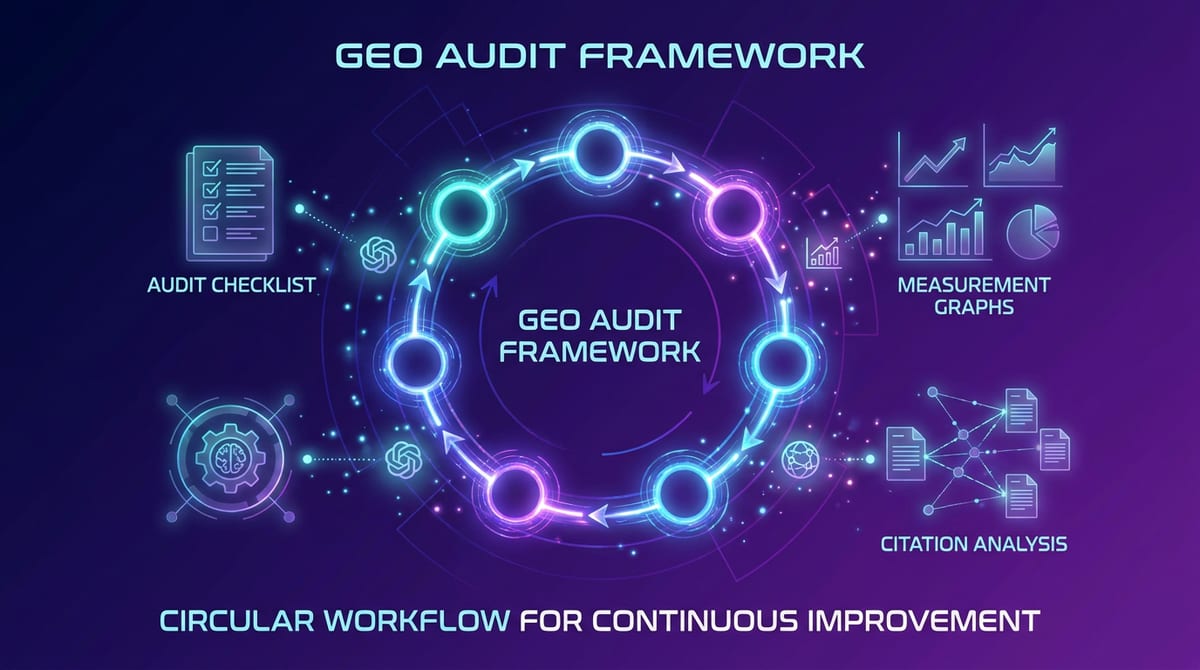 GEO-Audit-Framework: Sieben Schritte zur Messung der KI-Sichtbarkeit